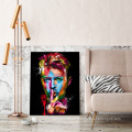 HD Printed Rock Singer David Bowie Painting on Canvas Room Decoration Print Poster Picture Canvas Mc-044